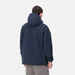 Jacken & Mäntel>Carhartt WIP Windbreaker Pullover (Winter) Air Force Blue / White