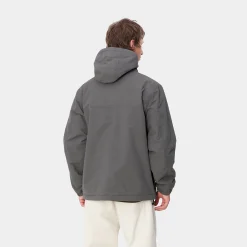Jacken & Mäntel>Carhartt WIP Windbreaker Pullover (Winter) Graphite / White